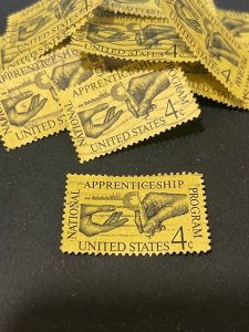 ~~VINTAGE TREASURES ~~ Stamps For Crafting: US Apprenticeship 4c; 30 Pieces