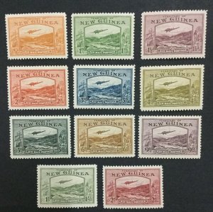 MOMEN: PAPUA NEW GUINEA SG #212-222 MINT OG H LOT #194738-3160