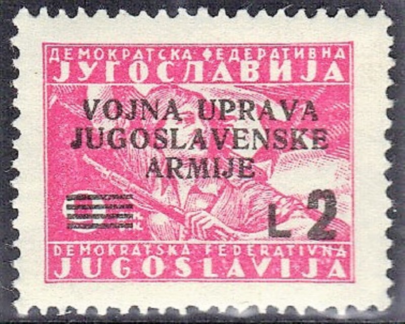 YUGOSLAVIA ISSUE OF ISTRIA&SLOVENE SC# 44 **MNH**    SEE SCAN