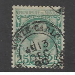 Monaco SC#6 used F-VF SCV$75.00...in Demand!