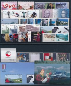 Norway 2008 Complete MNH Year Set  as shown at the image.