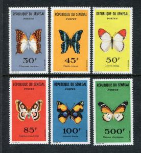 Senegal 221-226, MNH, Insects  Butterflies 1963. x28287