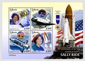 LIBERIA 2023 MNH First woman in space - Sally Ride #362a