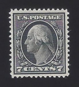 US #407 1912-14 Black Perf 12 Wmk 190 Mint OG LH VF SCV $70