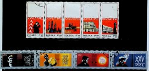 1969 Poland Anniv of Polish People's Republic Used Full Set 15298-