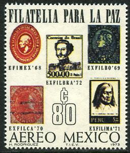 Mexico C414 MNH  - EXFILBRA 72