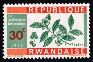 Rwanda #29 Tea; Unused No Gum (0.25)