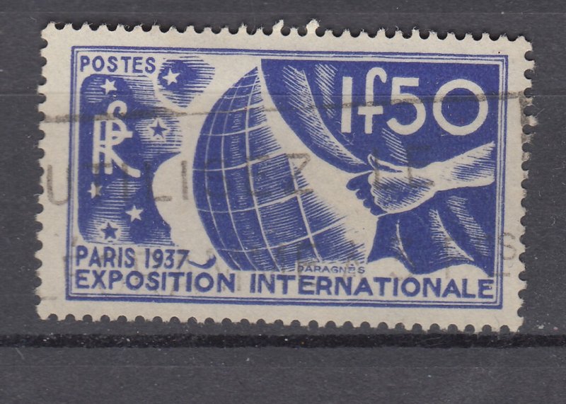 J28920, 1937 france hv of set used #320 expo