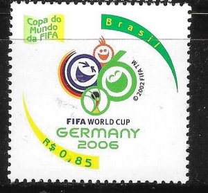 Brazil 2006 World Cup Soccer Championships Germany Sc 2985 MNH A1341