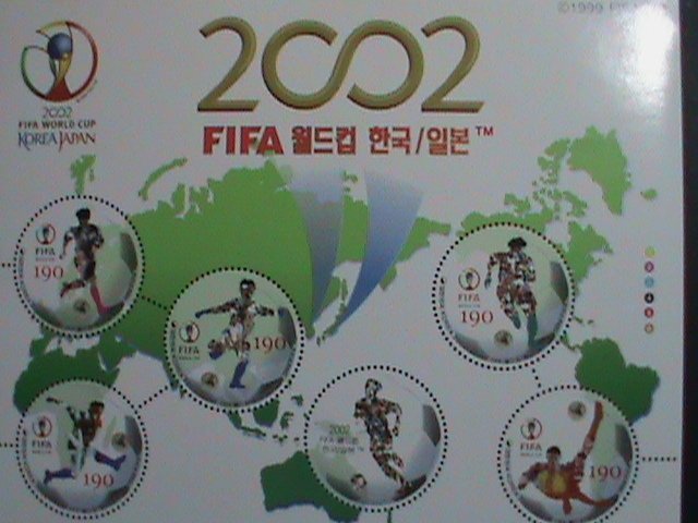 KOREA-2002-SC#2082 WORLD CUP SOCCER CHAMPIONSHIPS-JAPAN & KOREA MNH SHEET VF