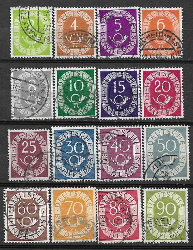 COLLECTION LOT #424 GERMANY # 670-85 1951+ CV+ $40