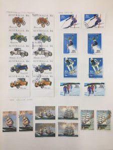 Australia 1984/86 Fish Military Sheets MH Used Mint Face $30+(Apx 130+) AB2403