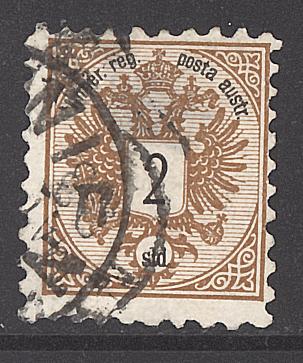 Austria Turkey 1883  Scott #8 used, thin (CV 190.00)