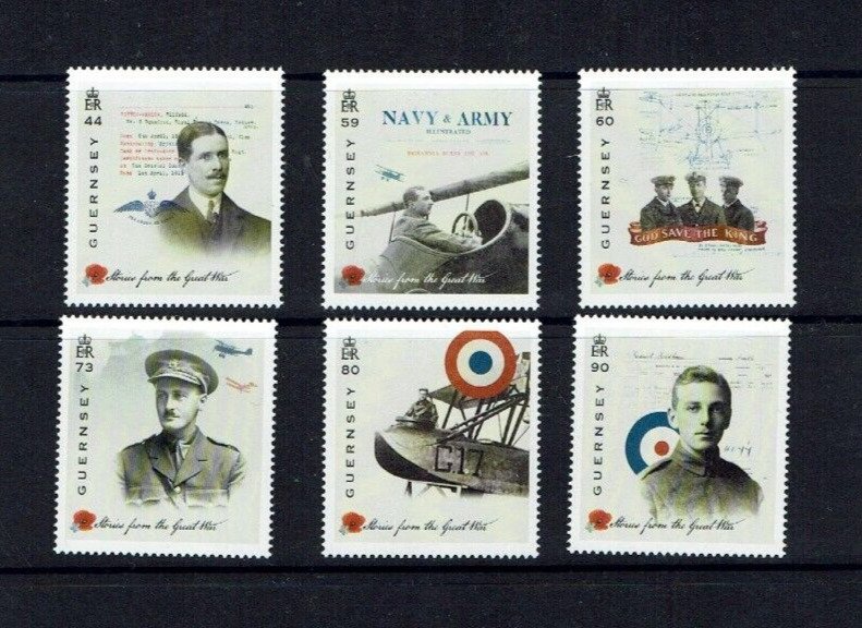 Guernsey: 2017, Stories from the Great War, (4th Issue)  MNH set