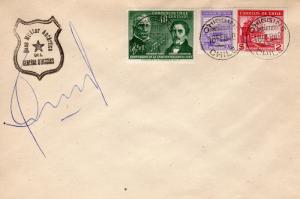Chile 1948 O'Higgins Antarctic Base Cover signed (18.02.1948) VERY RARE !!!