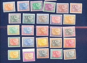 SAUDI ARABIA - Scott 442-447 - MNH set of 26  - gas & oil plant, petroleum -