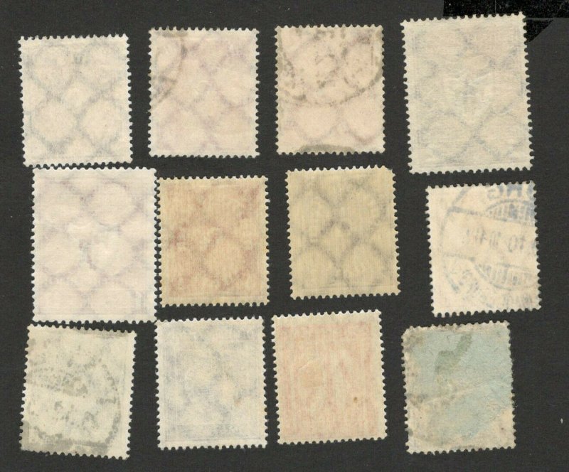 GERMANY - 12 USED/MH OLD STAMPS - NICE LOT   (120)