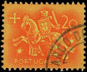 Portugal Scott #763 XF Used - 20ctvs Equestrian Seal-Well Centered