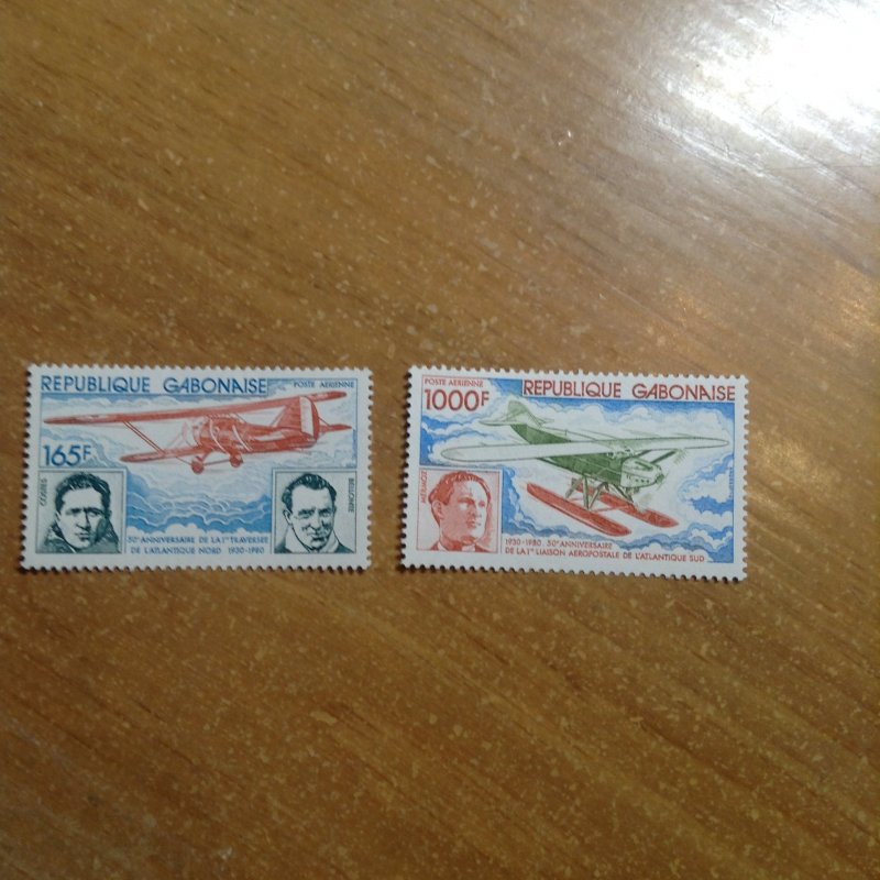 Gabon  # C233-34  MNH