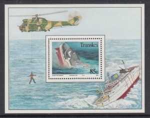 Transkei 302 Footnoted Souvenir Sheet MNH VF