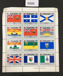 MOMEN: US STAMPS # 17c CANADA FLAGSHEET MINT OG NH LOT #L 6595