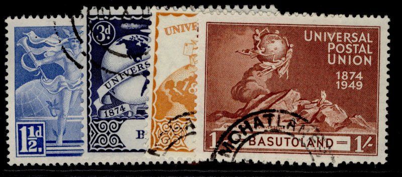 BASUTOLAND GVI SG38-41, anniversary of UPU set, FINE USED. 