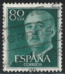 Spain #824 80c Gen Francisco Franco