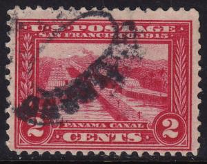 USA - 1913 - Scott #398 - used - Panama-Pacific Issue