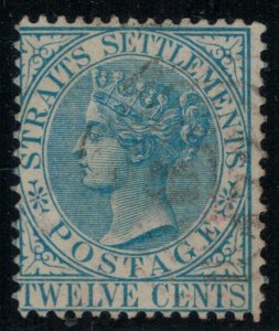 Straits Settlements #14  CV $12.50