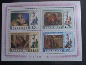 BARBUDA-ANTIGUA-1978 EASTER STAMP SHEET  MNH-VERY FINE  WE SHIP TO WORLD WIDE