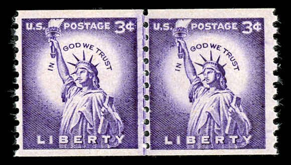 USA 1057 Mint (NH) Line Pair