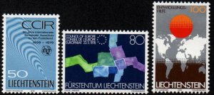 Liechtenstein # 668 - 670 MNH