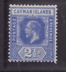 Cayman Is.-Sc#36- id13-unused hinged og 2&1/2p ultra KGV-1914-