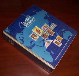 Scott Modern Album 1974 edition: 6,700+ different stamps worldwide (U.S. only)