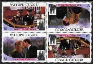 Tuvalu - Vaitupu 1986 Royal Wedding (Andrew & Fergie)...