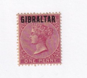 GIBRALTAR # 2 VF-MNG 1p Q/VICTORIAN ISSUE