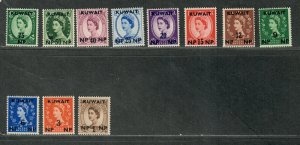 Kuwait Sc#129-139 M/NH/VF, Cv. $21