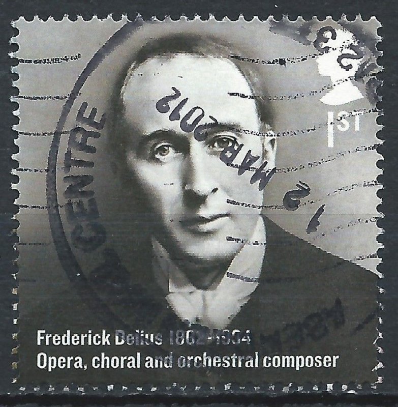 Great Britain 2012 - 1st Britons of Distinction (Delius) - SG3274 used
