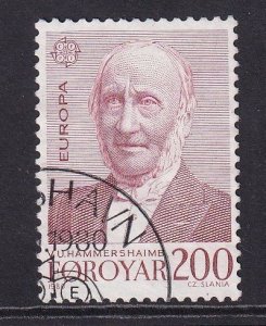 Faroe islands  #54 used 1980   Europa  200o