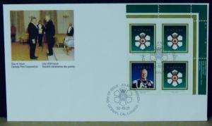 3184   Canada   FDC   # 1446-47   Order of Cda/R Michener      CV$ 4.25