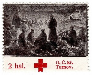 (I.B) Czechoslovakia (Great War) Cinderella : Red Cross Fund (Turnov-Turnau)