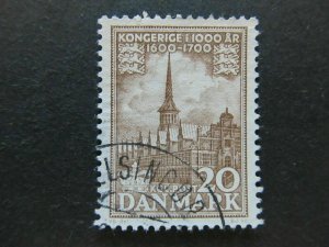 1953-56 A4P59F23 Denmark 20o Used-