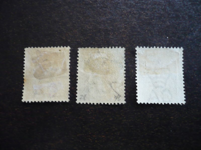 Stamps - Jamaica - Scott# 24-26 - Used Set of 3 Stamps