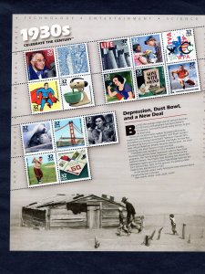 3185 Celebrate the 30's, MNH sheet/15