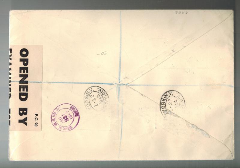 1941 Poland Free Government In Exile To Usa First Day Cover Blocks