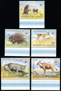 Lesotho Stamps # 351-5 MNH XF WWF Rare