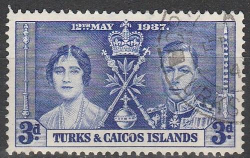 Turks & Caicos Is #77 F-VF Used  (S3522)