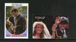 TUVALU 383a &383b MH SCV $3.40 BIN $1.50 ROYALTY