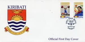 Kiribati 2015 FDC XX Commonwealth Games 1st Gold Medal 2v Cover Sports Stamps