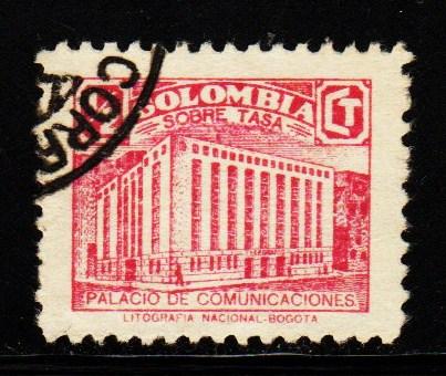 Colombia - #RA4 Ministry of Posts & Telegraphs  - Used